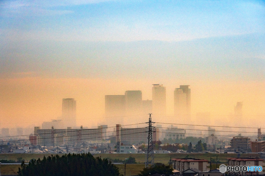 朝霧の朝