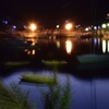 鞆の浦漁港の夕景３