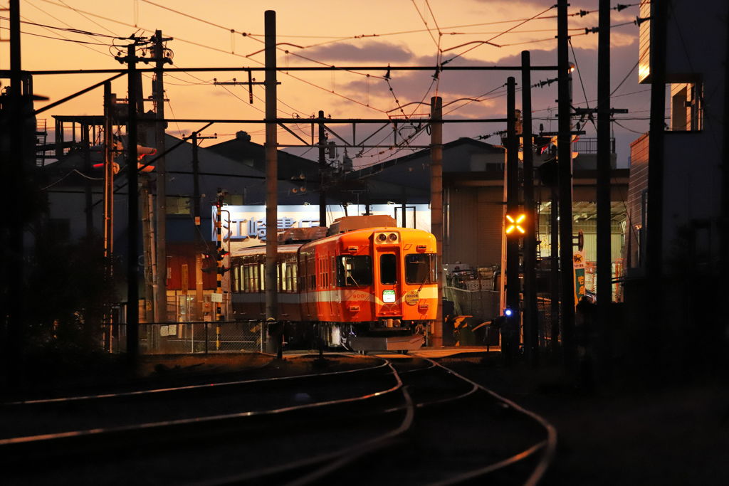 夕暮れの走り