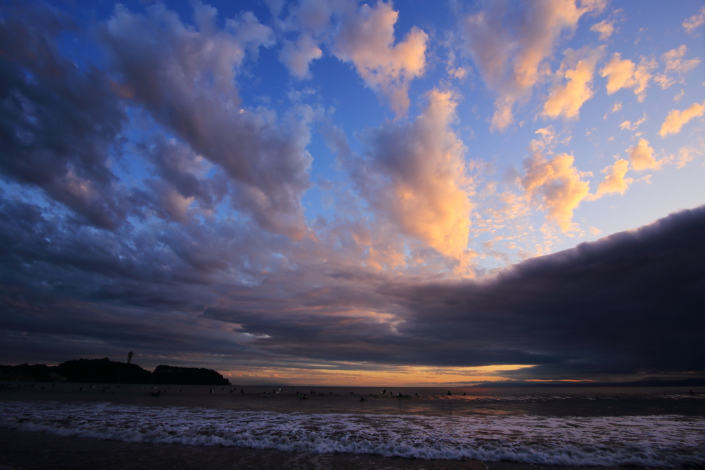 夕暮れ空