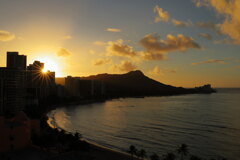 Sunrise in Waikiki