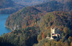 秋の古城