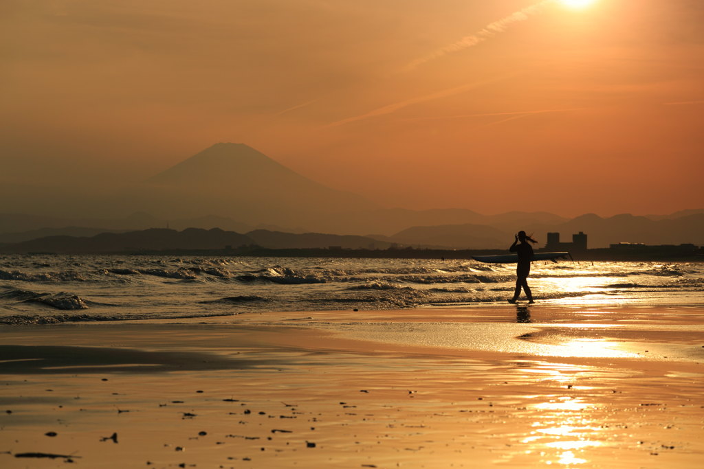 GWの湘南海岸