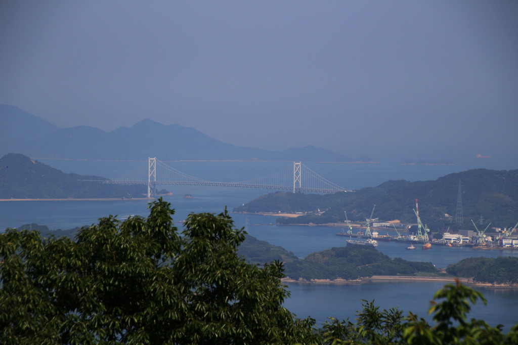 筆景山の山頂から