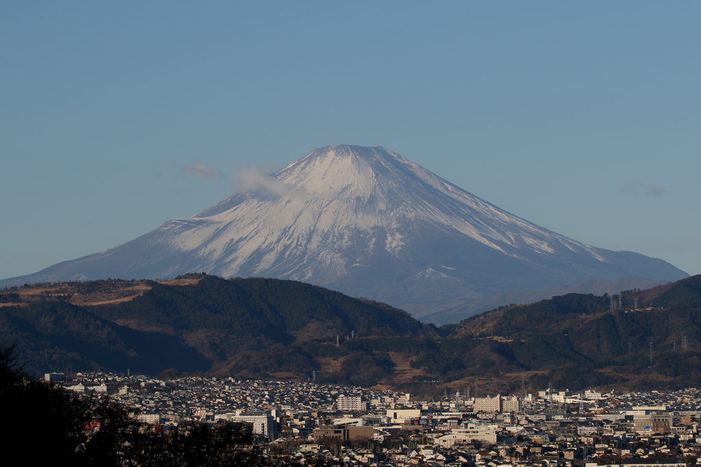 お山から見た