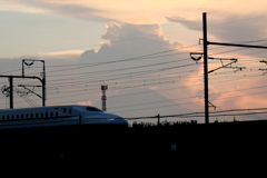 うっすら富士山