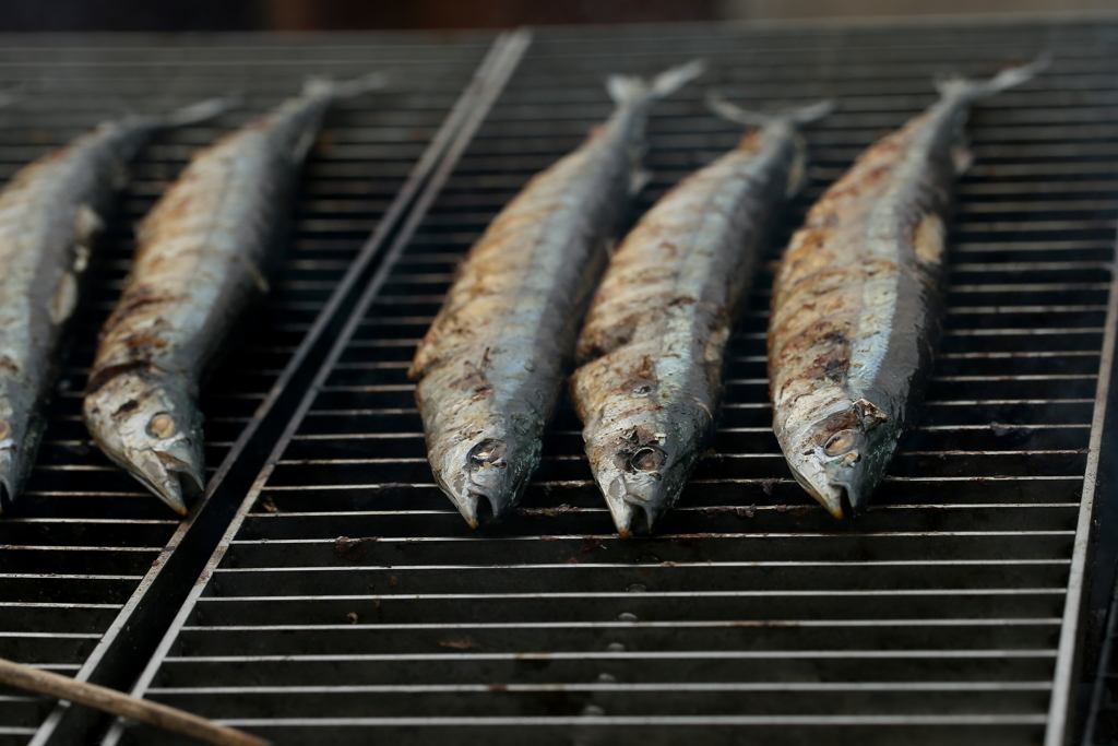 炭火焼き秋刀魚