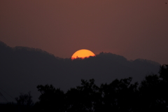 夕日