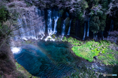 白糸の滝・虹