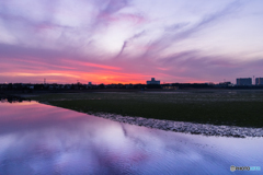 ペンタックスの夕景