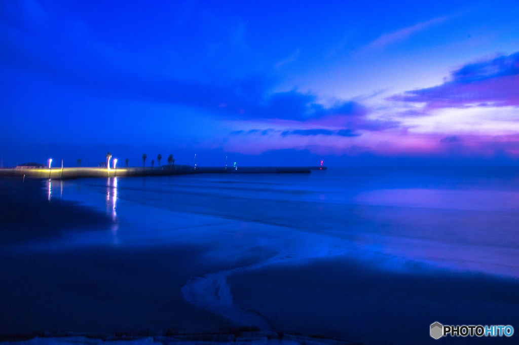 屏風ヶ浦の夜