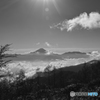 モノクロ富士山