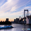 点灯前の夕景