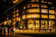 東京駅風景夜022