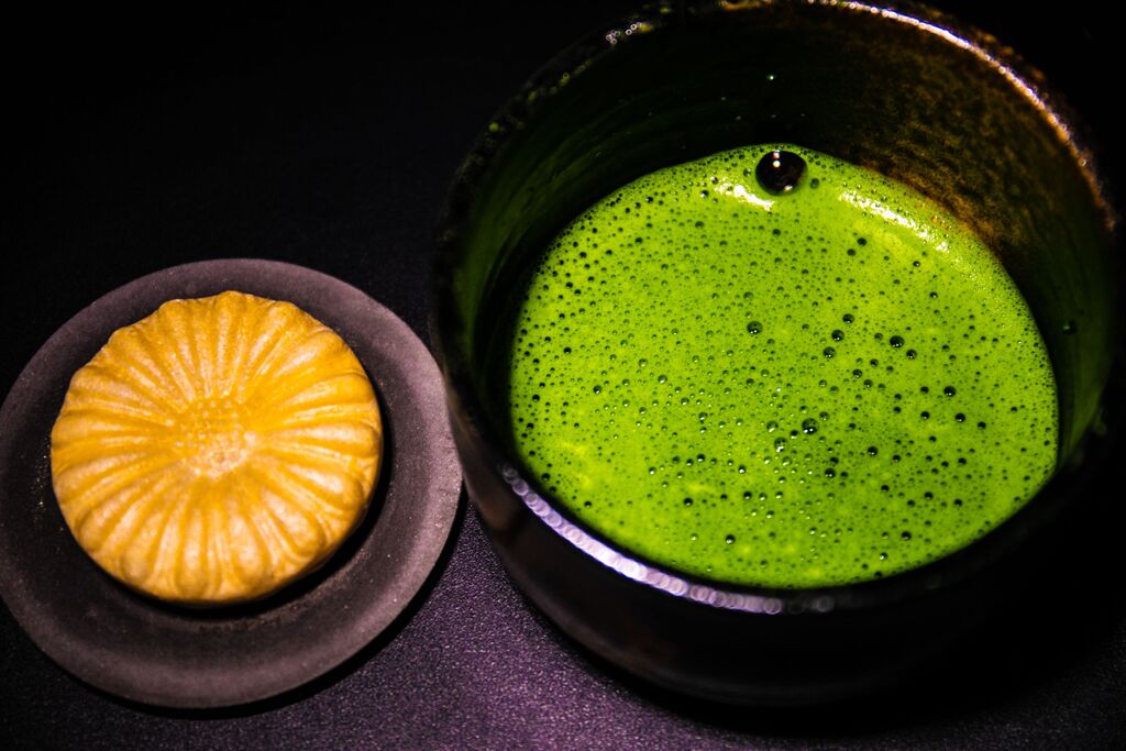 抹茶餅最中001
