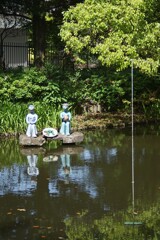河童を胡瓜で釣る？
