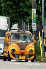 小ぶりな猫バス