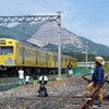 電車きたよー