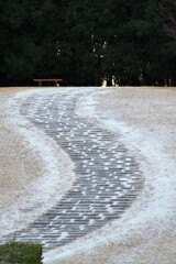 寒い朝は