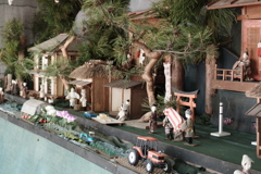 津島神社のジオラマ