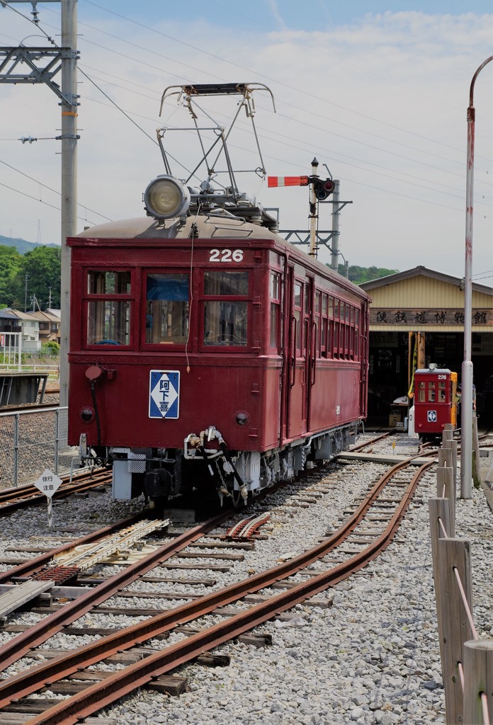 軽便鉄道の親子