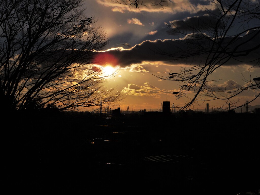 黄昏時