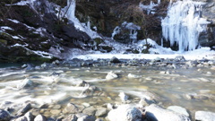 三十槌の氷柱