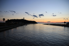 夕暮れ