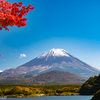 紅葉季節の富士山 Ⅰ