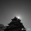 モノクロームな大阪城 4