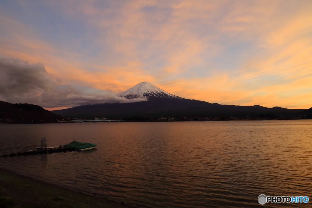 富士山の夕景　180415 