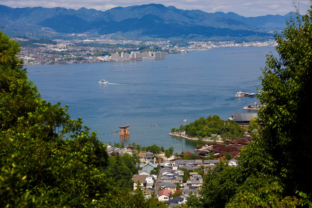 厳島神社と大野瀬戸