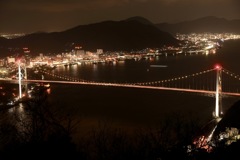 夜景関門橋