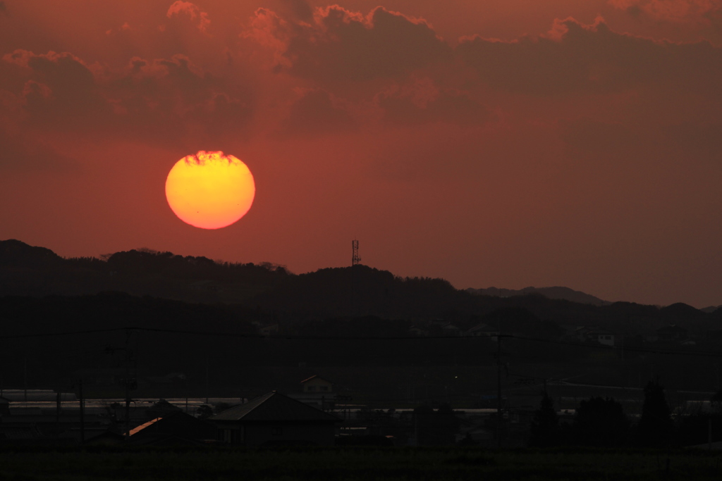 sun set