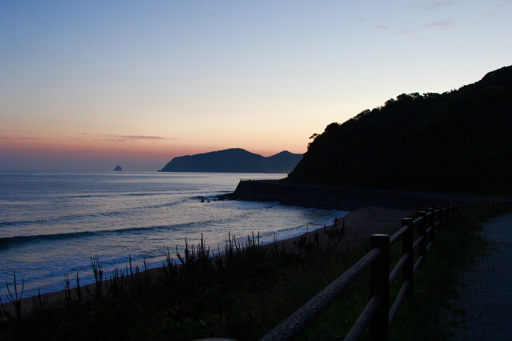 大口浜の夜明け