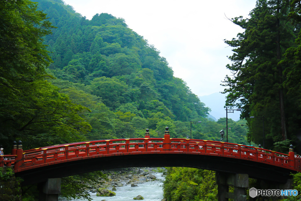 夏の神橋