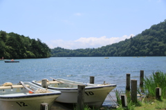 湖のほとり