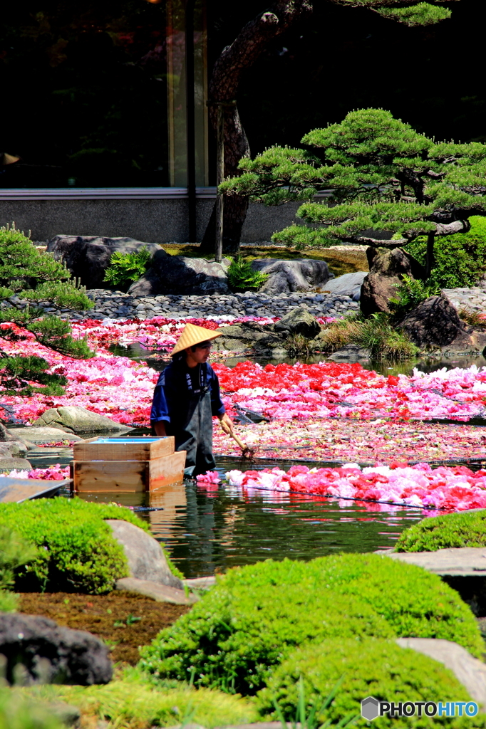 庭園の裏方さん