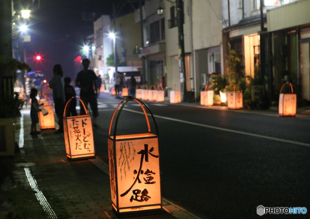松江水燈路in宍道
