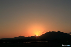 快晴の朝