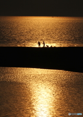 夏休みの夕暮れ