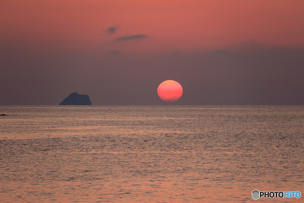 秋の夕陽