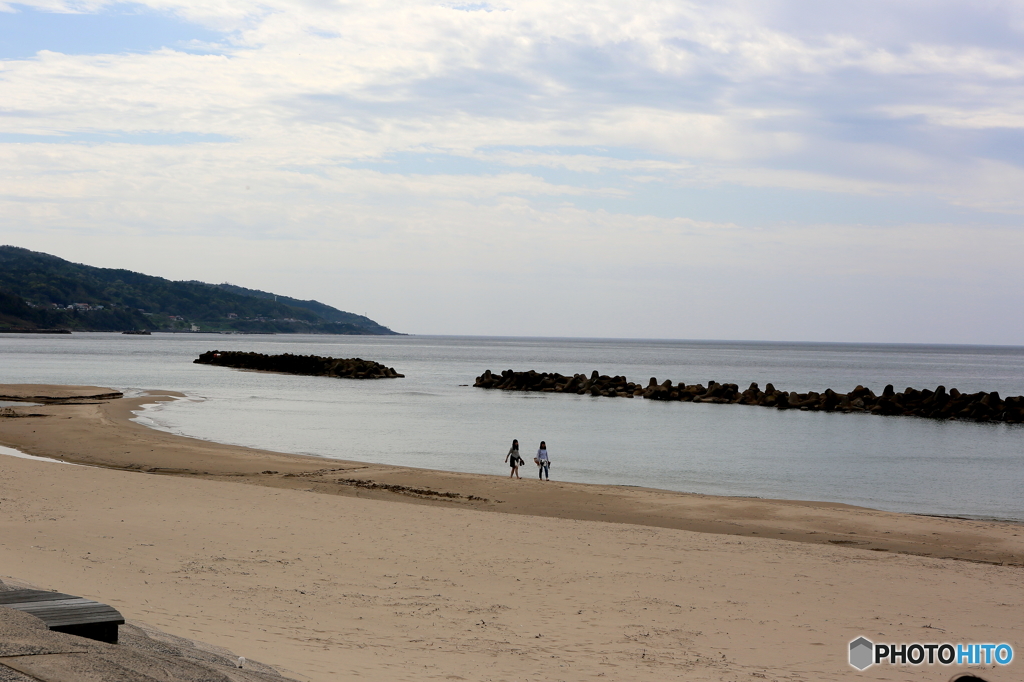 岐久海岸の浜