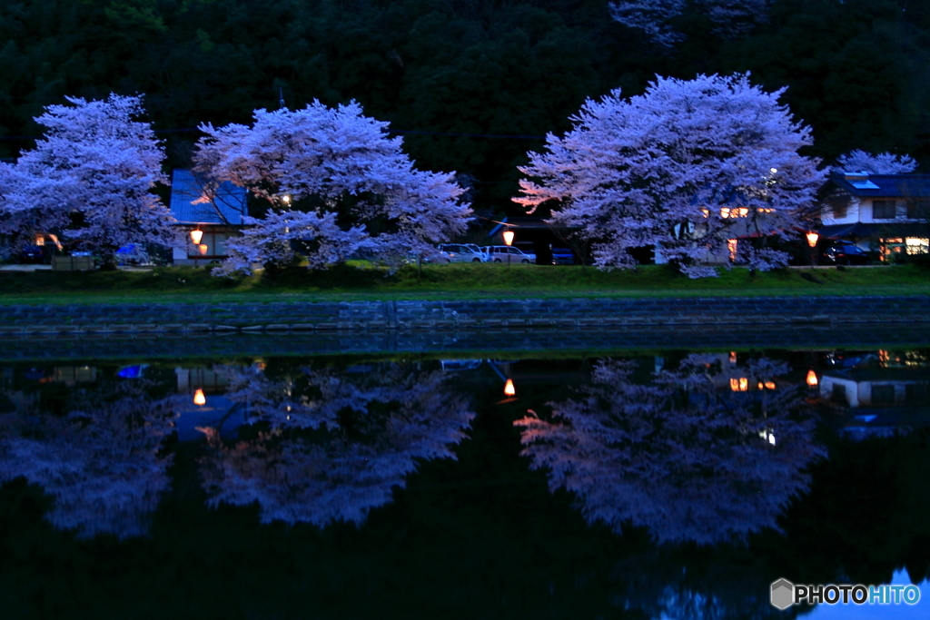 春の夕暮れ