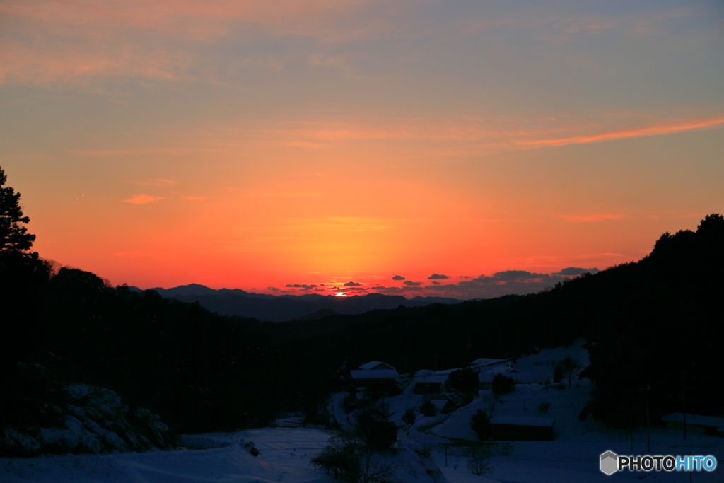 穏やかな夕暮れ