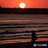 夕陽を感じて