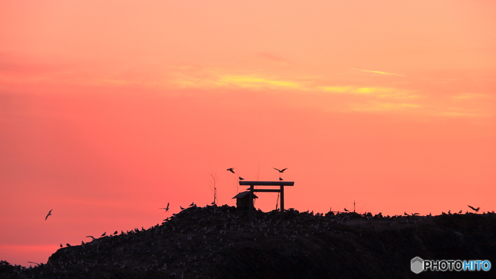 経島の夕暮れ－Ⅲ