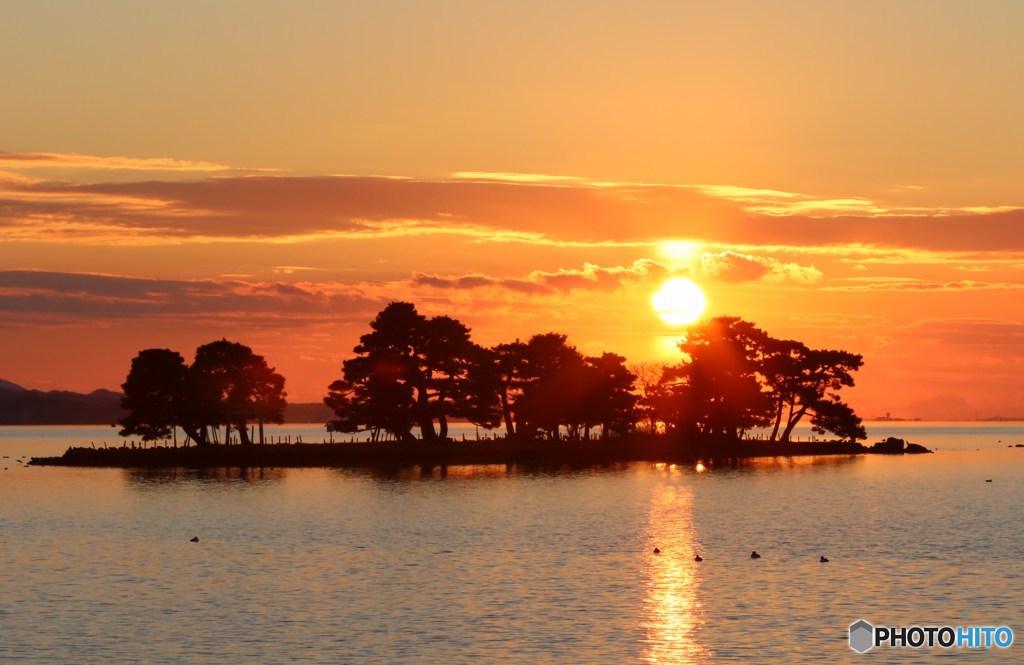 宍道湖夕陽