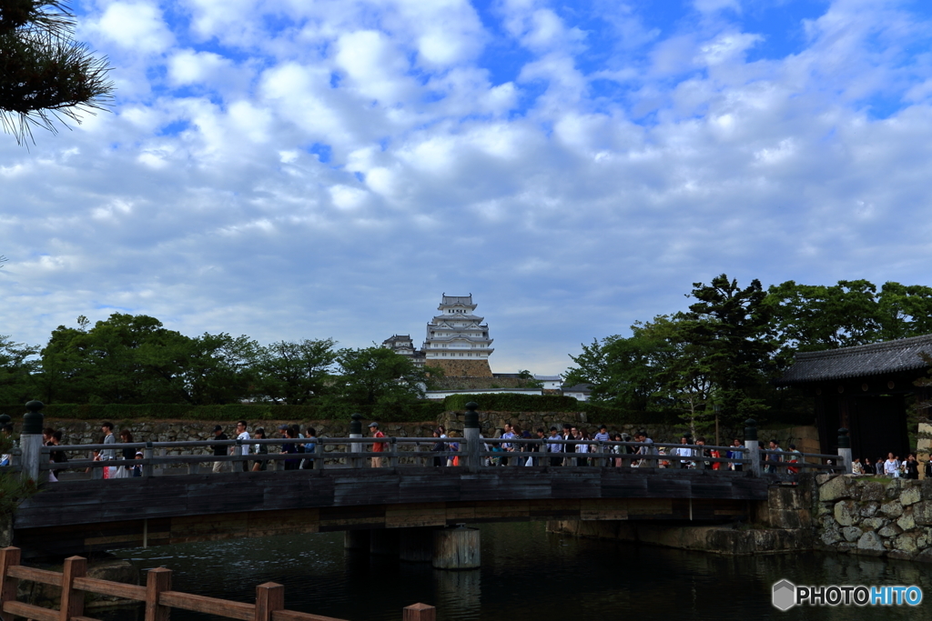 休日の姫路城