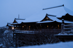 雪と清水寺